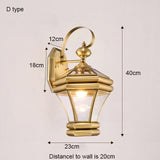 Avenila Waterproof IP65 Copper Garden Balcony Porch Foyer Outdoor Wall Light - Avenila - Interior Lighting, Design & More