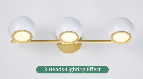 (LED Light Source Include) LED Wall Warm/Cold/Natural White Black Vanity Mirror Bathroom Light - Avenila - Interior Lighting, Design & More