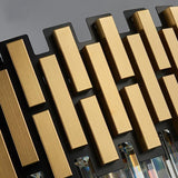 Modern Luxury Round Rectangle Crystal Chandelier Lighting For Dinning Room Living Room Indoor Light Fixtures Gold Chandeliers - Avenila - Interior Lighting, Design & More