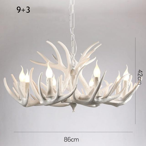 Amerikanischer Retro-Geweih-Kronleuchter - Avenila - Innenbeleuchtung, Design und mehr