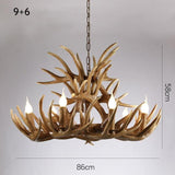 Amerikanischer Retro-Geweih-Kronleuchter - Avenila - Innenbeleuchtung, Design und mehr