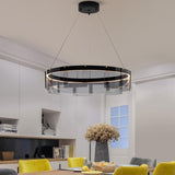 Avenila Schwarzer & grauer Metall-Glas-Luxus-Kronleuchter - Avenila - Innenbeleuchtung, Design und mehr