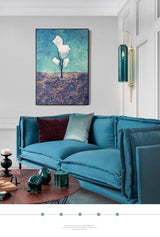 Avenila Creative Blue and White Glass Tube Wall Sconce Light - Avenila - Interior Lighting, Design & More