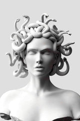 Avenila Painting Of Medusa Snakes Canvas Art Posters Graffiti Wall Art - Avenila - Interior Lighting, Design & More