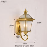 Avenila Waterproof IP65 Copper Garden Balcony Porch Foyer Outdoor Wall Light - Avenila - Interior Lighting, Design & More