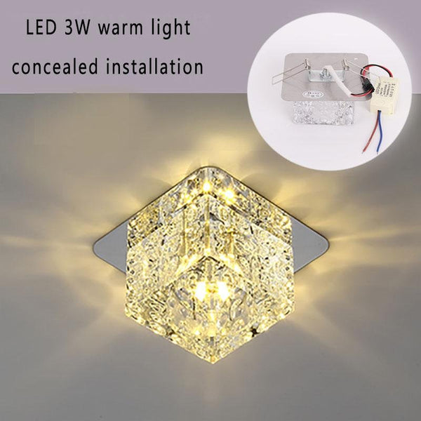 Gangbündige, quadratische Kristall-Deckenleuchten LED 3W/5W Modern - Avenila - Innenbeleuchtung, Design und mehr