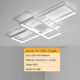 Modern Multi-Square 33 1/2" to 55" Wide Aluminum Ceiling Lights - Avenila - Interior Lighting, Design & More