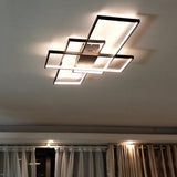 Modern Multi-Square 33 1/2" to 55" Wide Aluminum Ceiling Lights - Avenila - Interior Lighting, Design & More