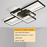 Modern Multi-Square 33 1/2" to 55" Wide Aluminum Ceiling Lights - Avenila - Interior Lighting, Design & More