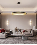 Post-Modern Light Luxury Round Honeycomb Aluminum Chandelier - Avenila - Interior Lighting, Design & More