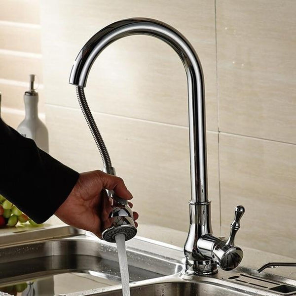 Rumi Antike Bronzeküche 360 Grad ausziehbarer Wasserhahn - Avenila - Innenbeleuchtung, Design & mehr