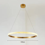 Ringförmiger Ring-Kronleuchter aus halbflüssigem Luxusgold - Avenila Luxury Selects - Avenila - Innenbeleuchtung, Design & mehr