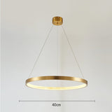 Ringförmiger Ring-Kronleuchter aus halbflüssigem Luxusgold - Avenila Luxury Selects - Avenila - Innenbeleuchtung, Design & mehr