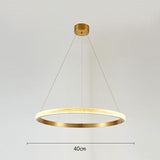 Ringförmiger Ring-Kronleuchter aus halbflüssigem Luxusgold - Avenila Luxury Selects - Avenila - Innenbeleuchtung, Design & mehr