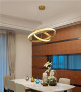 Ringförmiger Ring-Kronleuchter aus halbflüssigem Luxusgold - Avenila Luxury Selects - Avenila - Innenbeleuchtung, Design & mehr