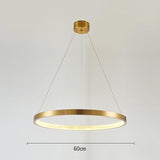 Ringförmiger Ring-Kronleuchter aus halbflüssigem Luxusgold - Avenila Luxury Selects - Avenila - Innenbeleuchtung, Design & mehr