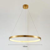 Ringförmiger Ring-Kronleuchter aus halbflüssigem Luxusgold - Avenila Luxury Selects - Avenila - Innenbeleuchtung, Design & mehr