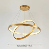 Ringförmiger Ring-Kronleuchter aus halbflüssigem Luxusgold - Avenila Luxury Selects - Avenila - Innenbeleuchtung, Design & mehr