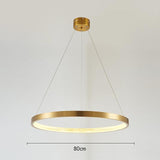 Ringförmiger Ring-Kronleuchter aus halbflüssigem Luxusgold - Avenila Luxury Selects - Avenila - Innenbeleuchtung, Design & mehr