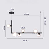 Sofrey Semiflush Multi-Ball Chandelier Double-Layered Glass - Avenila - Interior Lighting, Design & More