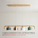 Wood Modern Pendant Lights LED Kitchen Lights LED Lamp Hanging Lamp Kitchen Table Bedroom Bar Counter Lighting Fixtures - Avenila - Interior Lighting, Design & More