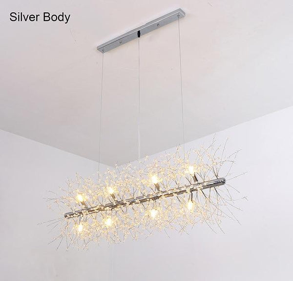 Lámpara de cristal de copos de nieve para la sala o el comedor - Avenila - Iluminación interior, diseño y más