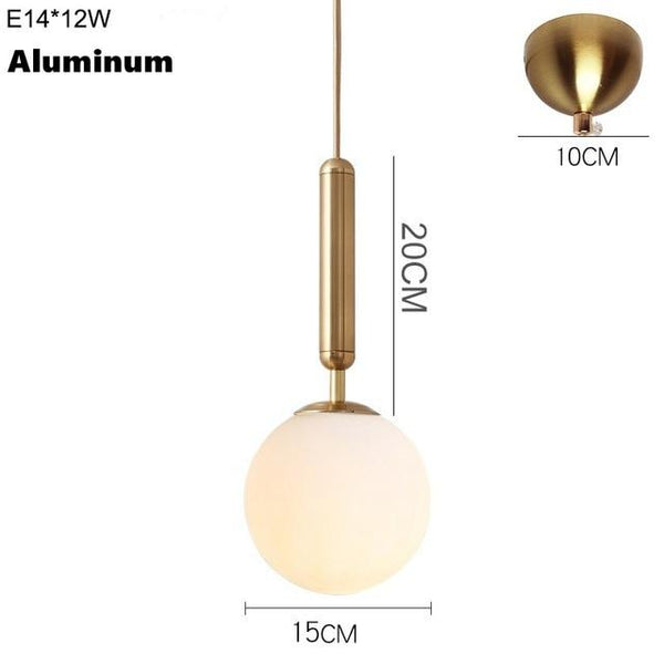 Brass Aluminum Loft Pendant Glow Light - Avenila - Interior Lighting, Design & More