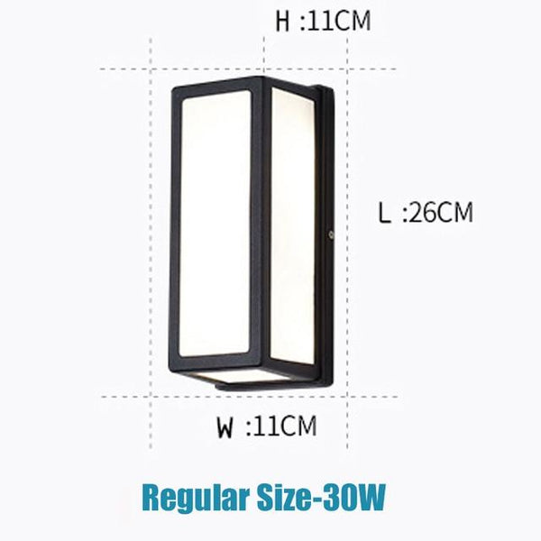 Avenila LED Waterproof Outdoor Rectangular Wall Sconce with Motion Sensor - Avenila - Interior Lighting, Design & More