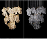 Avenila Luxury Acrylic Stainless Steel LED Hanging Pendant Chandelier - Avenila - Interior Lighting, Design & More