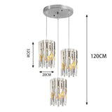 Ciondolo da cucina in cristallo dorato con luci a sospensione - Avenila - Illuminazione d'interni, Design & Altro