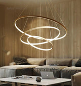 Lampadario a sospensione moderna 4/3/2/1 Circle Ring Chandelier - Avenila - Illuminazione d'interni, design e altro ancora