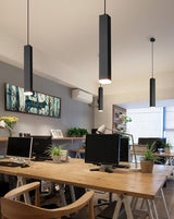 Sottile mini ciondolo da 1,5 "Wide Aluminum Lights - Avenila - Illuminazione, design e altro ancora