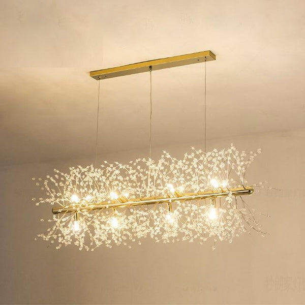 Lampadario da salotto o sala da pranzo in cristallo a fiocco di neve - Avenila - Illuminazione, design e altro ancora