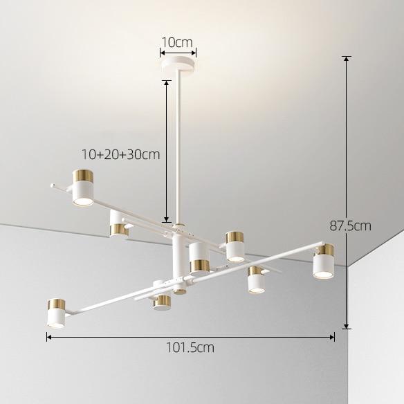 Avenila Modern 350 Degree Rotation Ceiling Chandelier - Avenila - Interior Lighting, Design & More