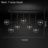 Avenila Postmodern LED Glass Ball Chandelier Ceiling Hanging Lights - Avenila - Interior Lighting, Design & More