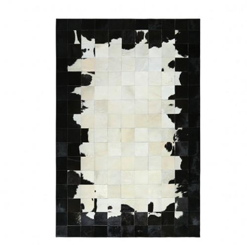 Black & White Luxury Cowhide Fur Rug - Avenila - Interior Lighting, Design & More