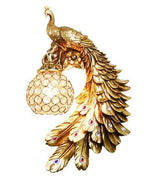 Bohemian Peacock Luxury LED Crystal Wall Lamp - Avenila - Interior Lighting, Design & More