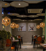 Geometric Solid Wood Pendant Lights with Bulb - Avenila - Interior Lighting, Design & More