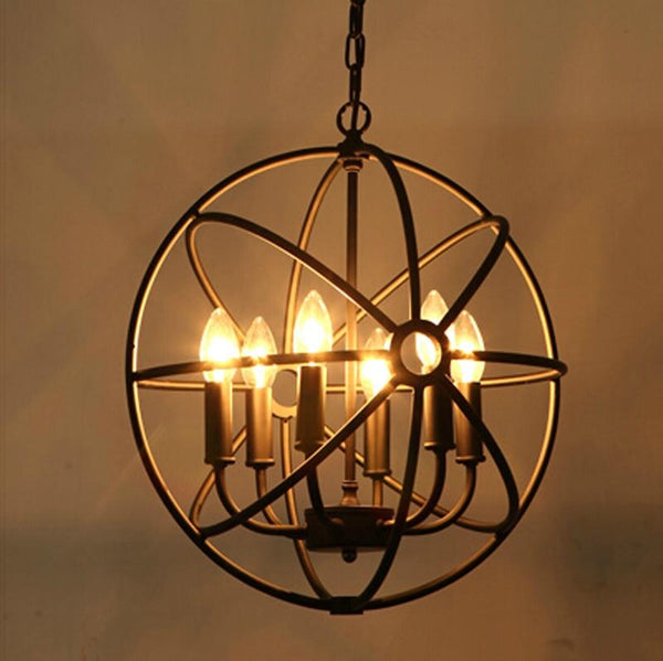Industrial Neblus Pendant Chandelier Foyer Light - Avenila - Interior Lighting, Design & More