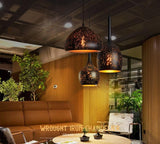 Iron Vintage Warm Loft Porous Restaurant or Home Pendant Light - Avenila - Interior Lighting, Design & More