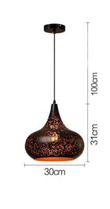 Iron Vintage Warm Loft Porous Restaurant or Home Pendant Light - Avenila - Interior Lighting, Design & More