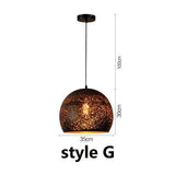 Iron Vintage Warm Loft Porous Restaurant or Home Pendant Light - Avenila - Interior Lighting, Design & More