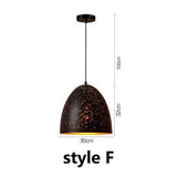 Iron Vintage Warm Loft Porous Restaurant or Home Pendant Light - Avenila - Interior Lighting, Design & More