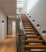 LED Wall Lamp 360 degree Rotation Adjustable Bedside Lights White Black Creative Wall Lamp - Avenila - Interior Lighting, Design & More