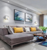 LED Wall Lamp 360 degree Rotation Adjustable Bedside Lights White Black Creative Wall Lamp - Avenila - Interior Lighting, Design & More