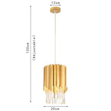 Modern Crystal & Gold Pendant Lights For Kitchen or Dining Room - Avenila - Interior Lighting, Design & More