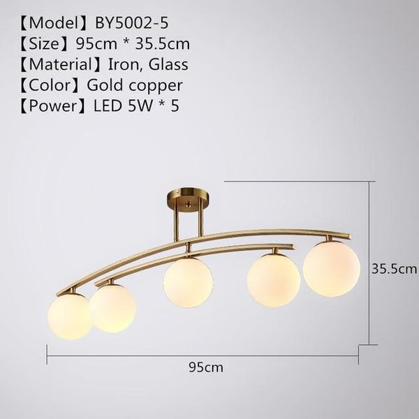 Postmodern LED Chandelier Ceiling Light - Avenila - Interior Lighting, Design & More