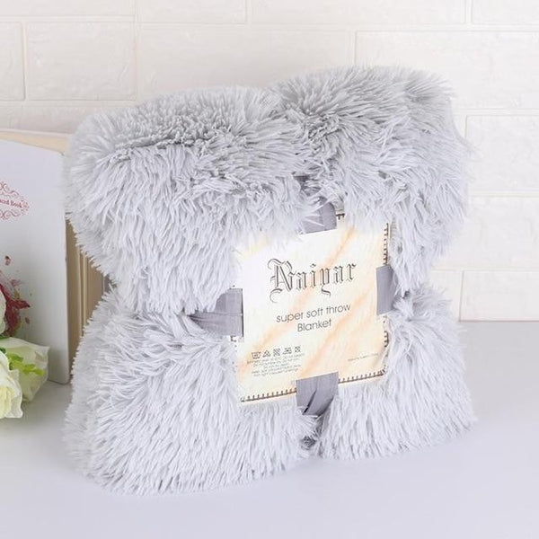 Soft Fluffy Sherpa Throw Blanket - Avenila - Interior Lighting, Design & More