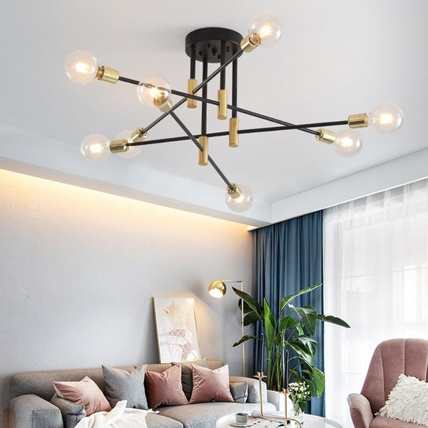 Sputnik Retro 4/6/8 Light Chandelier - Avenila - Interior Lighting, Design & More