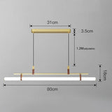 Avenila Modern LED Minimalist Light Bar Hanging Chandelier - Avenila - Interior Lighting, Design & More